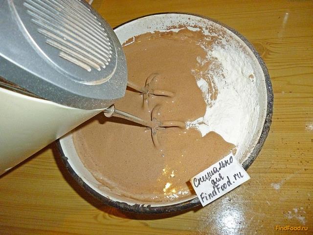 Шоколадный манник с вишней рецепт с фото 7-го шага 