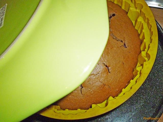 Шоколадный манник с вишней рецепт с фото 15-го шага 