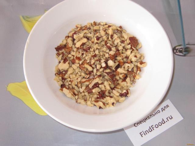 Песочное печенье с грецкими орехами рецепт с фото 1-го шага 