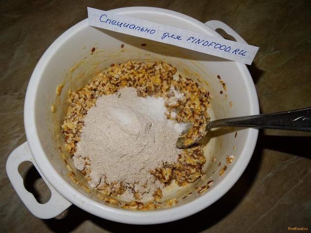 Овсяные булочки с семенами льна рецепт с фото 5-го шага 
