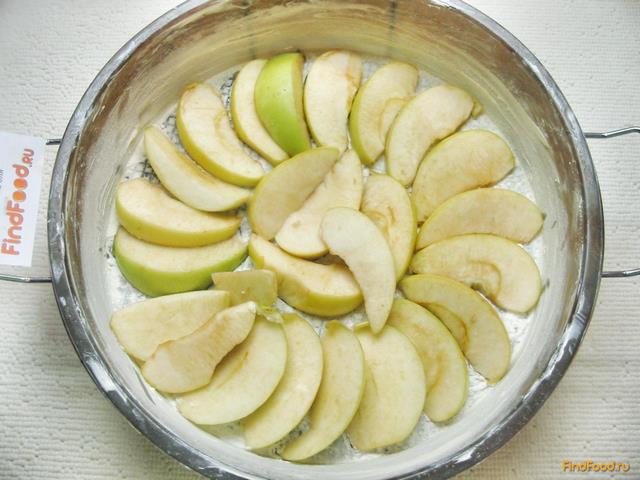 Мраморный пирог с яблоками рецепт с фото 6-го шага 