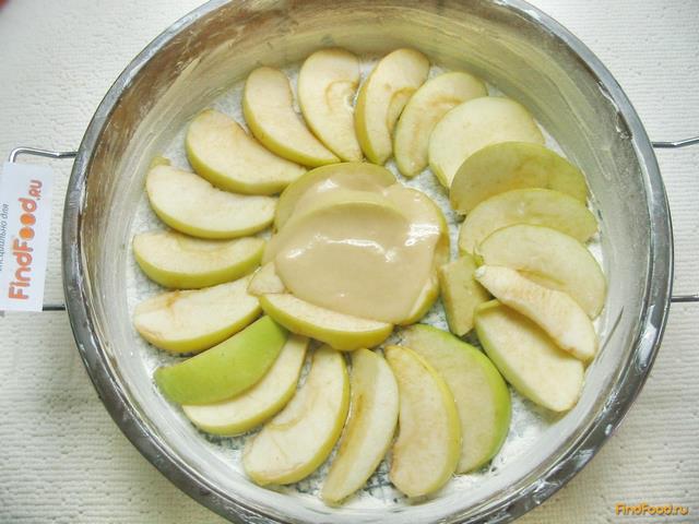 Мраморный пирог с яблоками рецепт с фото 7-го шага 