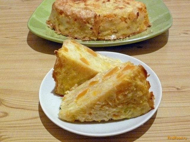 Пирог Капустница с тыквой рецепт с фото 10-го шага 