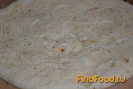 Луковая лепешка-хлеб рецепт с фото 5-го шага 