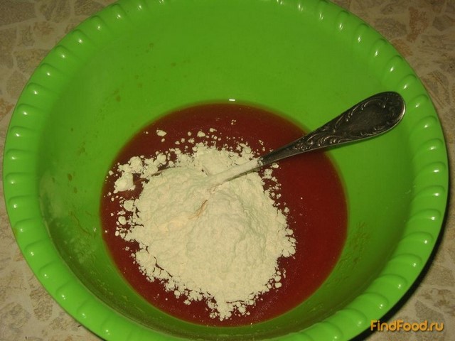 Постное печенье на томатном соке рецепт с фото 2-го шага 