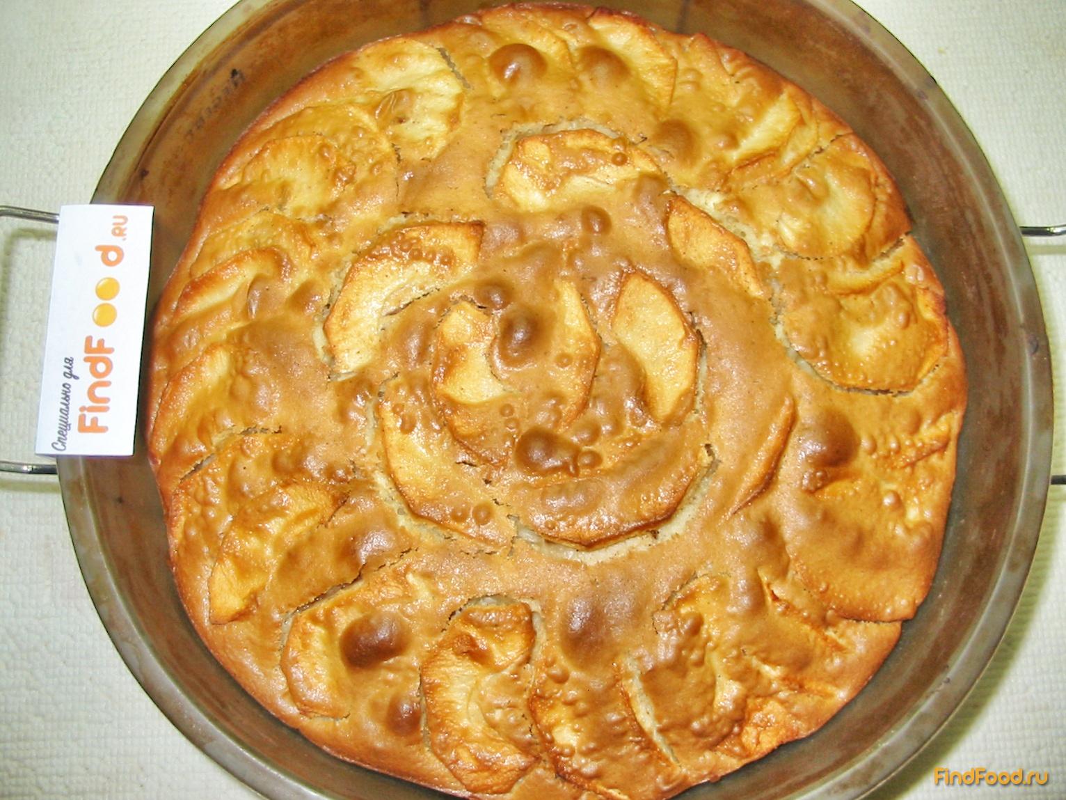 Яблочный пирог на кефире рецепт с фото 11-го шага 