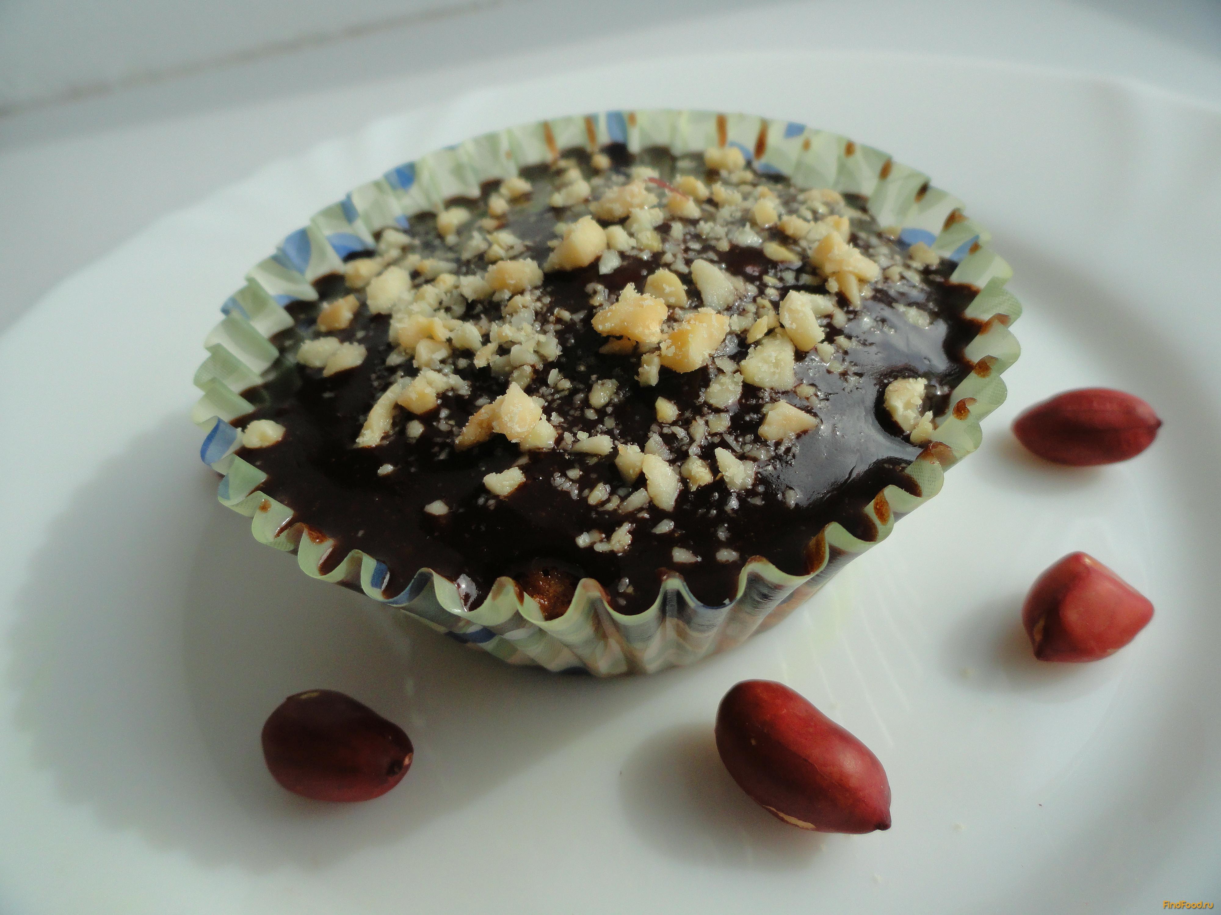 Арахисовые кексы в шоколадной глазури рецепт с фото 12-го шага 