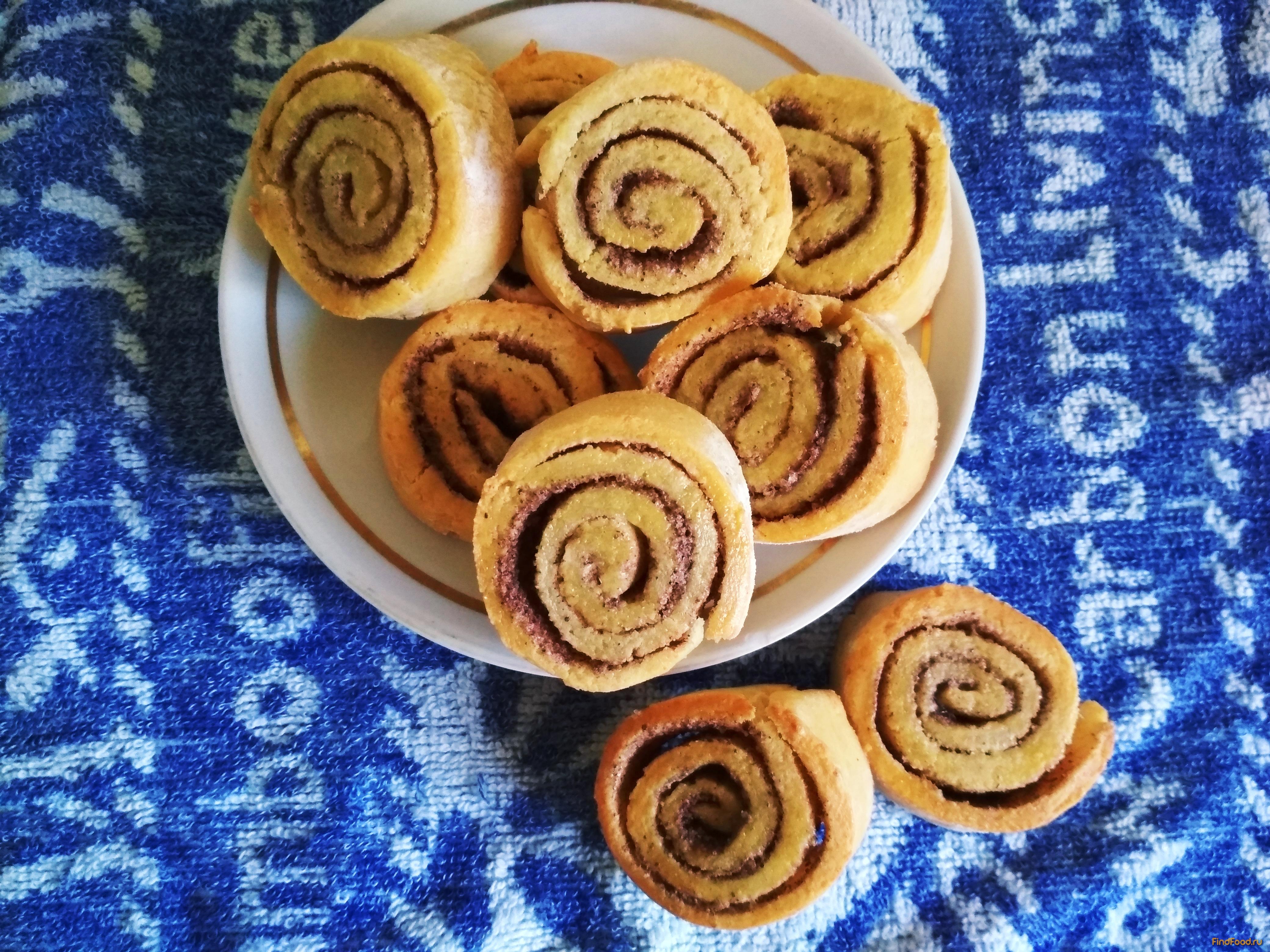 Творожное печенье с корицей рецепт с фото 15-го шага 