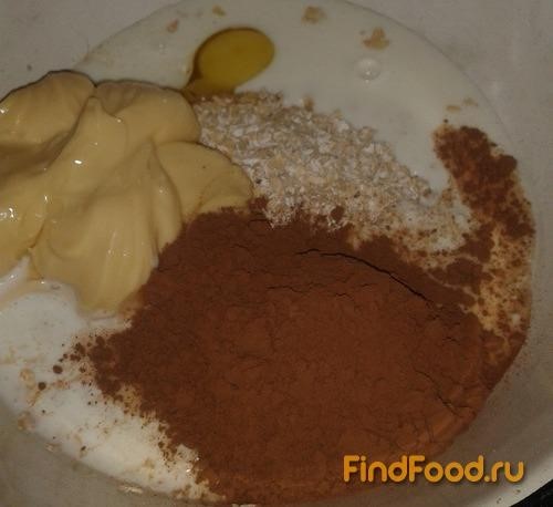 Овсяное печенье с какао рецепт с фото 1-го шага 
