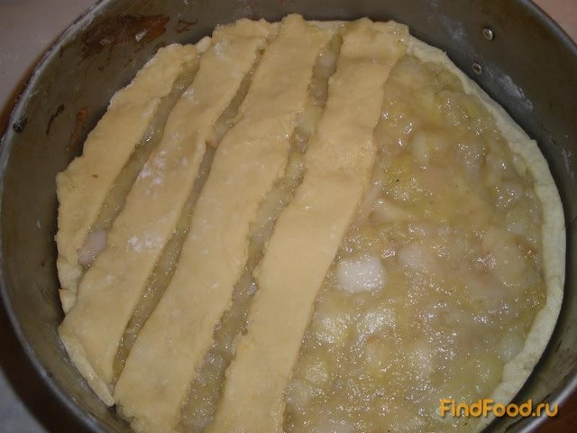 Польский яблочный пирог рецепт с фото 5-го шага 