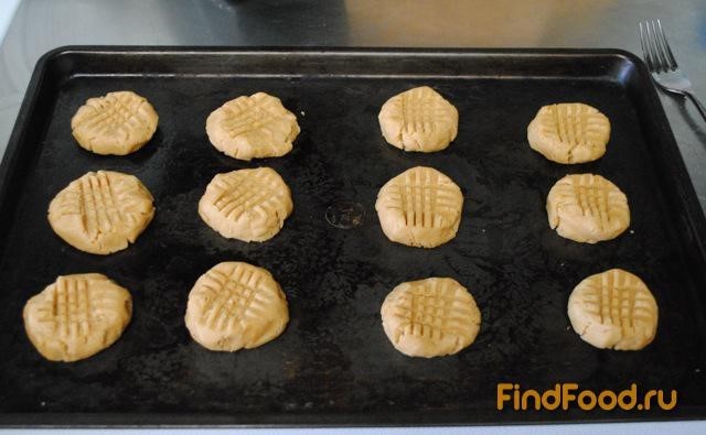 Печенье с арахисовым маслом рецепт с фото 7-го шага 