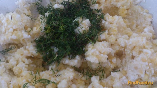 Балкарские лепешки с картофельно творожной начинкой рецепт с фото 3-го шага 