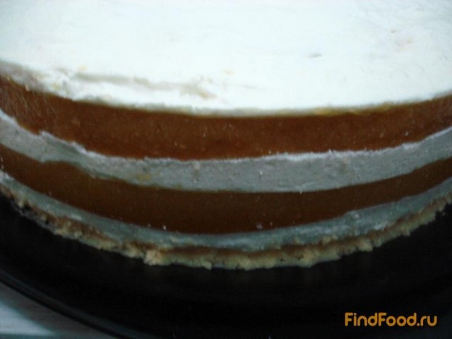 Персико - малиновый торт без выпечки рецепт с фото 7-го шага 