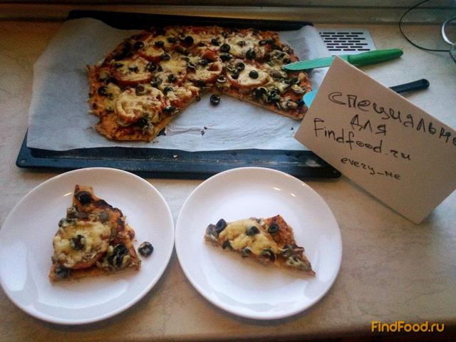 Овощная пицца по-домашнему рецепт с фото 14-го шага 