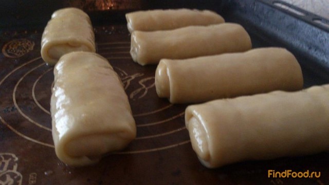Пирожки Сигары с капустой рецепт с фото 4-го шага 
