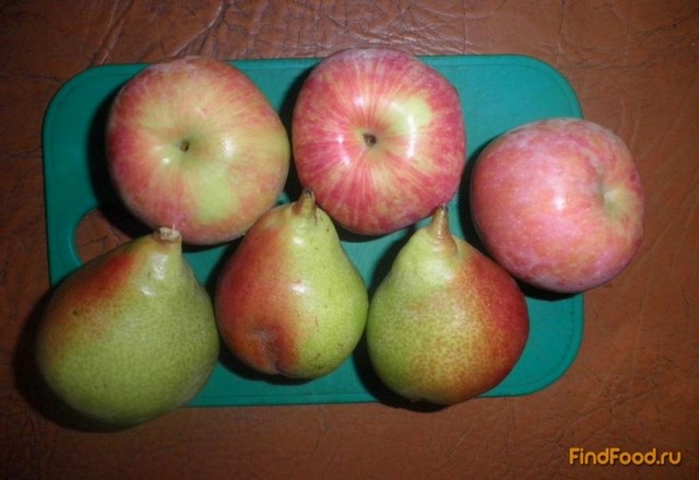 Грушево-яблочная шарлотка рецепт с фото 1-го шага 