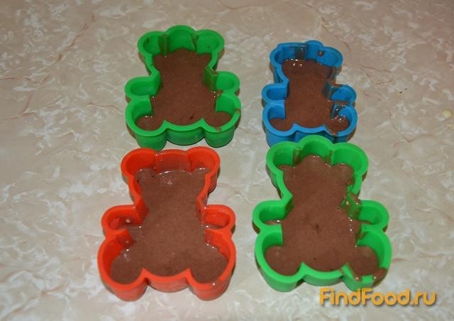 Мини-пироги Шоколадные мишки рецепт с фото 10-го шага 