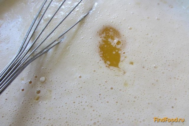 Пирог с персиковой начинкой на скорую руку рецепт с фото 4-го шага 