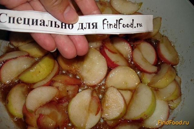Яблочно-творожная запеканка рецепт с фото 4-го шага 