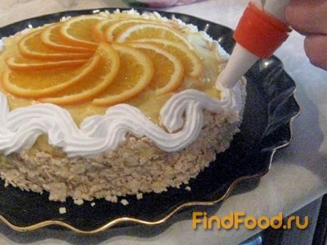Торт Апельсиновый рецепт с фото 8-го шага 