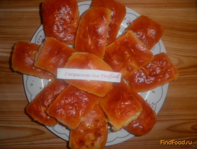 Пирожки из дрожжевого теста с яблоками рецепт с фото 10-го шага 