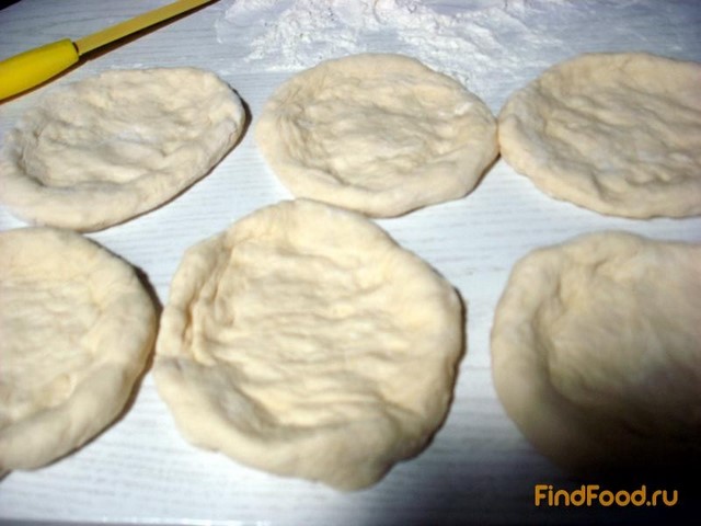 Открытые пирожки с грибами рецепт с фото 7-го шага 