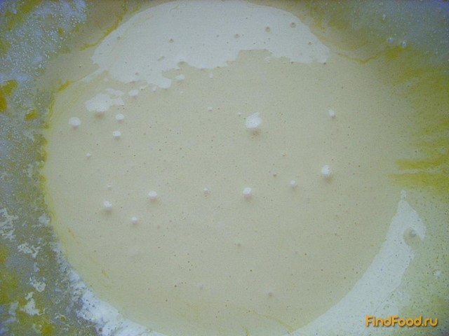 Пирог Сливы под снегом рецепт с фото 1-го шага 