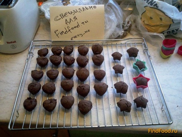 Шоколадные сердечки с начинкой рецепт с фото 10-го шага 