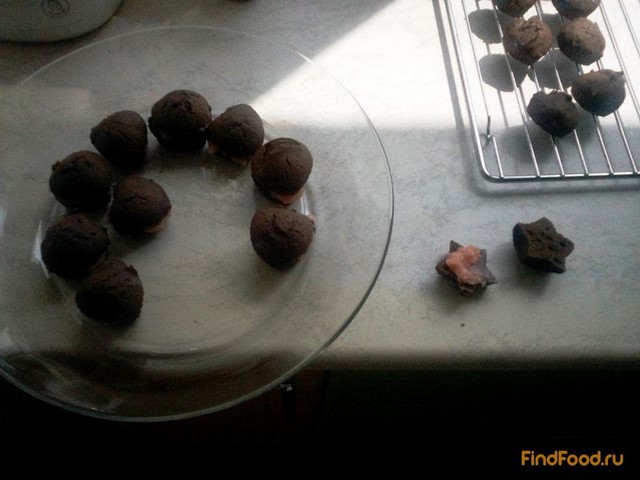 Шоколадные сердечки с начинкой рецепт с фото 12-го шага 