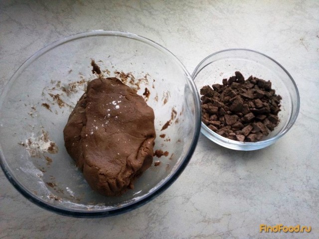 Печенье с кусочками шоколада рецепт с фото 7-го шага 