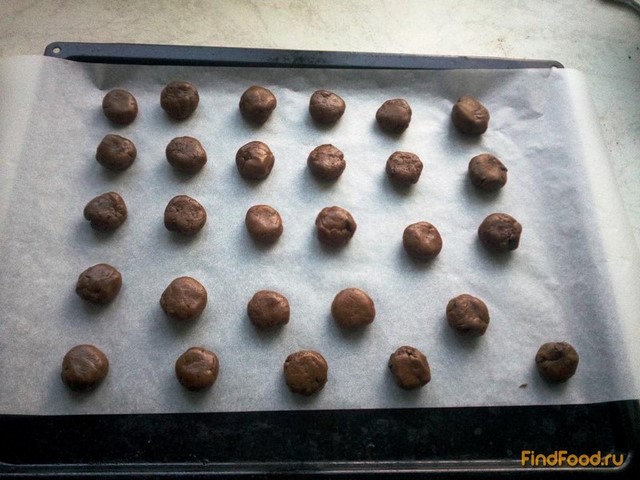 Печенье с кусочками шоколада рецепт с фото 9-го шага 
