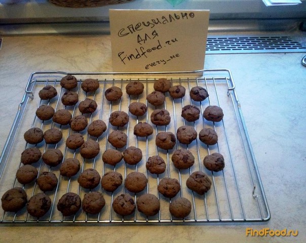 Печенье с кусочками шоколада рецепт с фото 10-го шага 