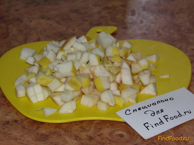 Яблочный пирог на сметанном тесте рецепт с фото 5-го шага 