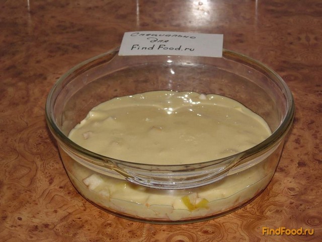 Яблочный пирог на сметанном тесте рецепт с фото 6-го шага 