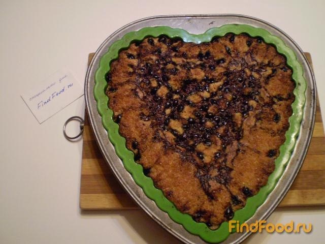Домашний пирог с черной смородиной рецепт с фото 9-го шага 