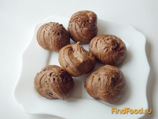 Шоколадные эклеры со сливочным сыром рецепт с фото 10-го шага 