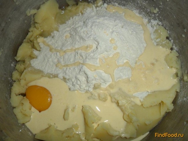 Картофельное слоеное печенье рецепт с фото 1-го шага 