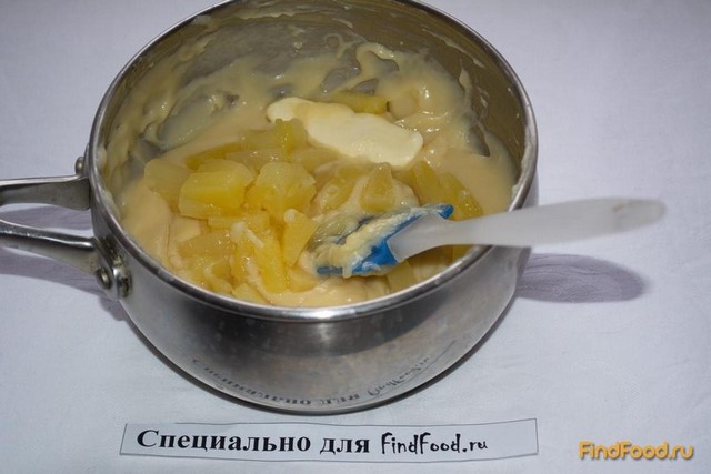 Блинчики нежные с ананасовым кремом рецепт с фото 10-го шага 