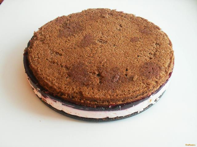 Двухслойный бисквитный торт рецепт с фото 26-го шага 