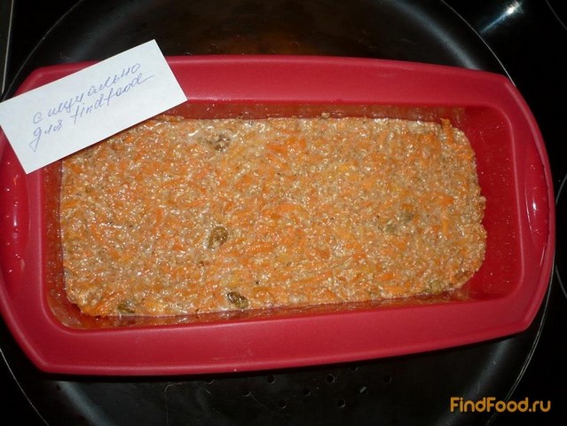 Морковный пирог на овсяных отрубях рецепт с фото 7-го шага 