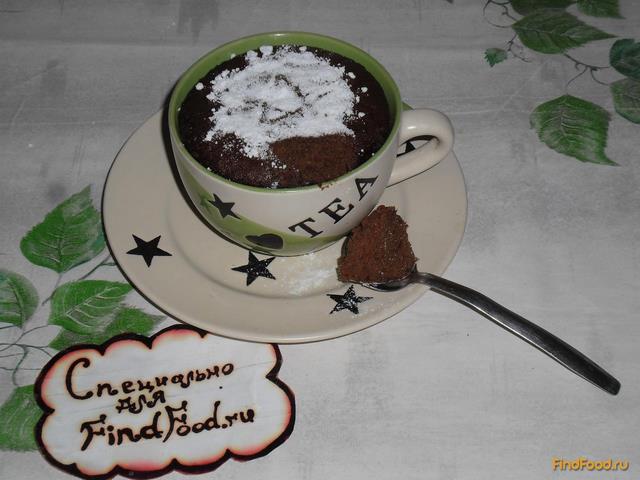 Кофейный кекс в кружке рецепт с фото 6-го шага 