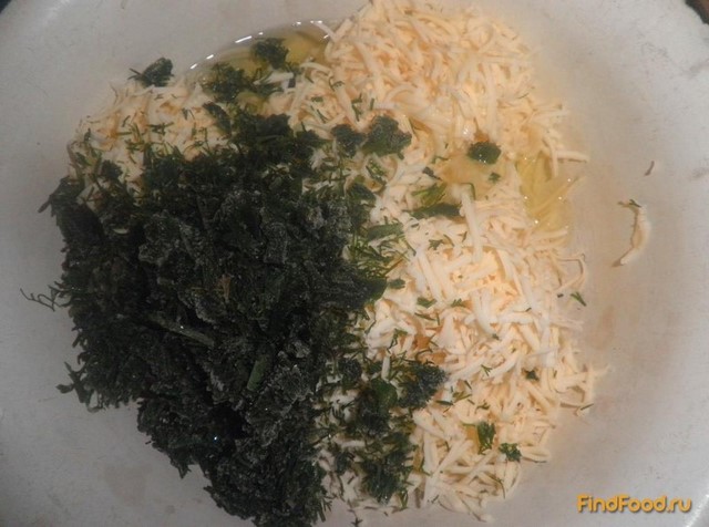 Хачапури с зеленью рецепт с фото 3-го шага 