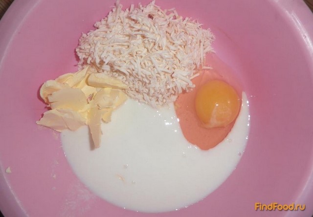 Солёное сырное печенье с орехами рецепт с фото 1-го шага 