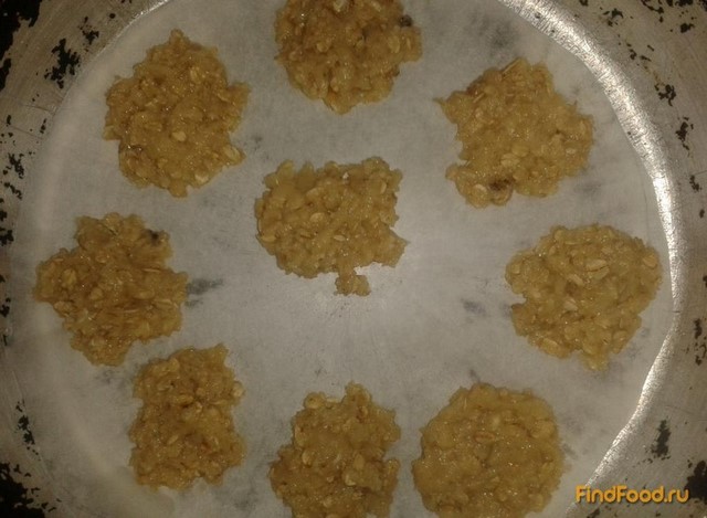 Овсяное печенье с абрикосами рецепт с фото 5-го шага 