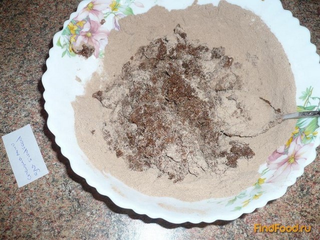 Постное шоколадно-клубничное печенье рецепт с фото 5-го шага 