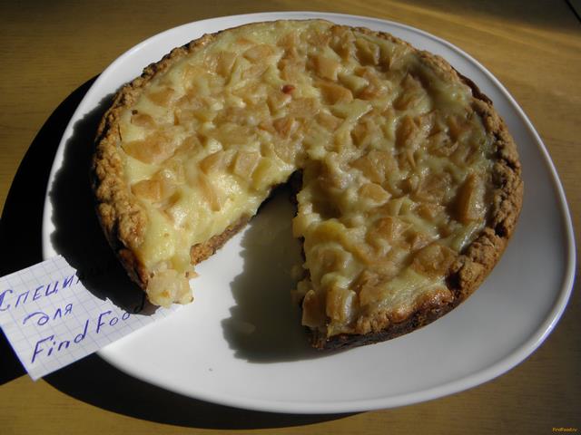 Яблочный пирог со сметанным суфле рецепт с фото 10-го шага 