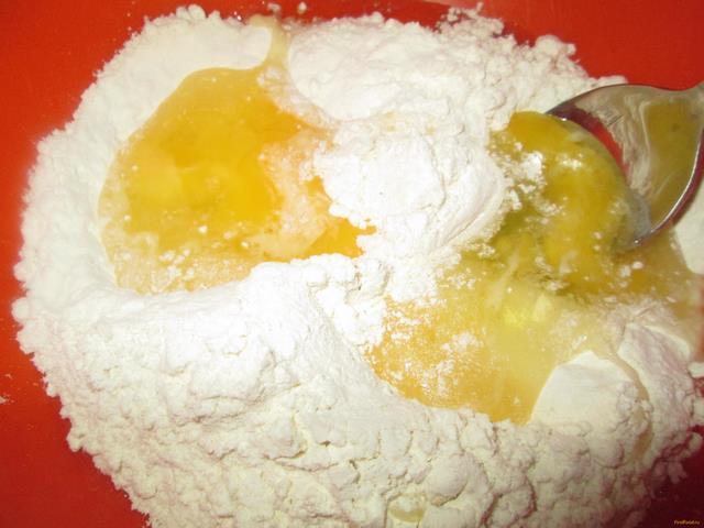 Яблочно-ванильный пирог рецепт с фото 1-го шага 