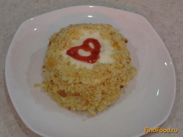 Пирожное Сердечко рецепт с фото 6-го шага 