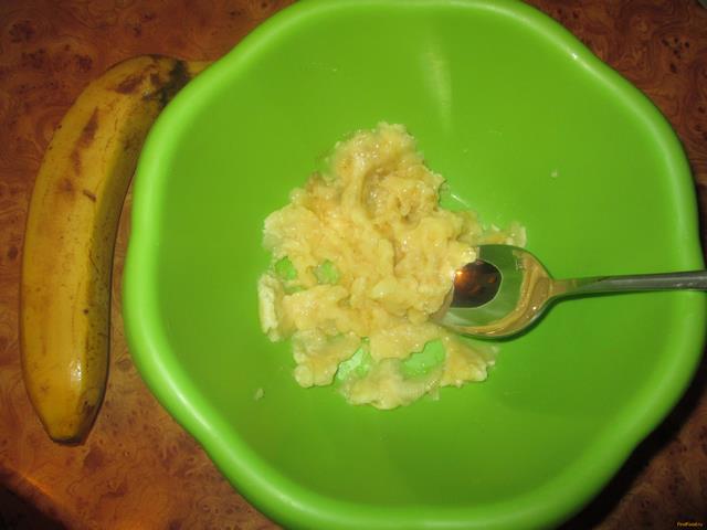 Банановые оладьи рецепт с фото 1-го шага 
