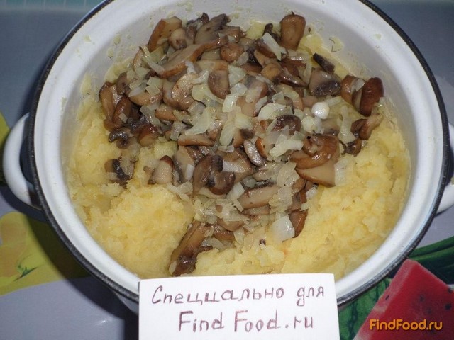 Пирожки с картошкой и грибами рецепт с фото 3-го шага 